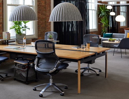 generation by knoll formway design antenna workspaces big table rockwell unscripted storage cart muuto under the bell pendant lamp san francisco showroom knoll essentials welcoming community