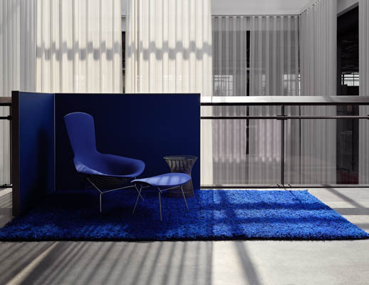 Bertoia Bird Lounge Chair Ottoman