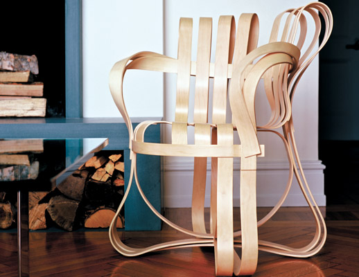 Frank Gehry Cross Check Chair in maple