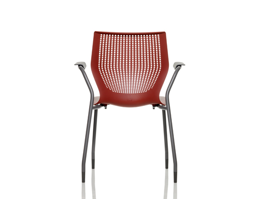 MultiGeneration by Knoll grey Stacking Chair