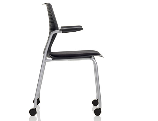 MultiGeneration by Knoll black Stacking Chair