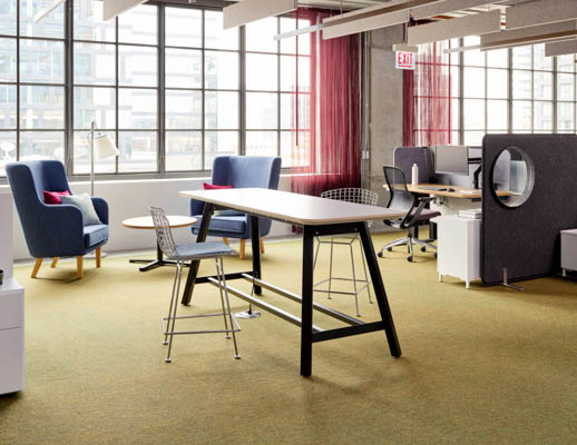 regeneration by knoll k base height adjustable table k screen contour inlet screens quoin rockwell unscripted high back lounge chair rockwell unscripted tall table bertoia barstools pull floor lamp