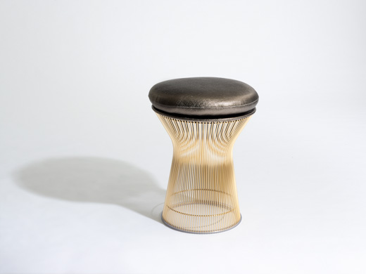 Warren Platner Gold stool 50th anniversary