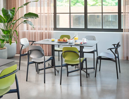 Iquo Collection Armchair Iquo Collection Armless Chair Iquo Collection Square Table