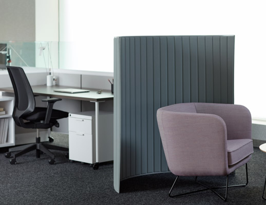 neocon 2017 chicago showroom pop up screen rockwell unscripted club chair antenna simple table anchor mobile credenza k. task efficient planning