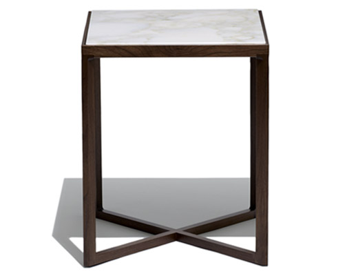 Knoll American Walnut Krusin Side Table